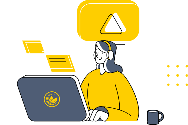 Online Support Illustration